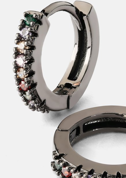 Earrings Aitana - Chrome Plated