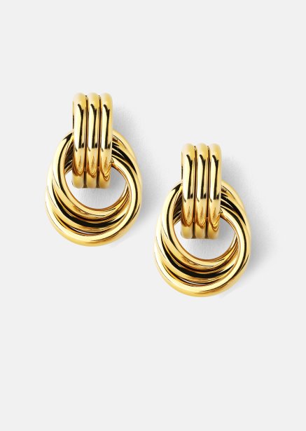 Earrings Unity Loop - 18k Gold Plated