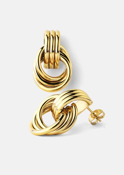 Earrings Unity Loop - 18k Gold Plated
