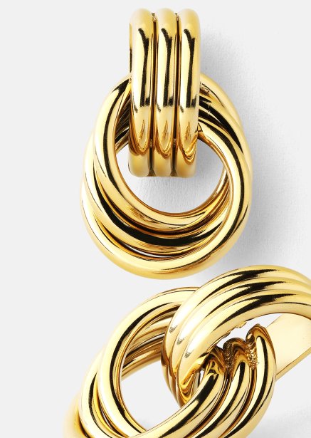 Earrings Unity Loop - 18k Gold Plated