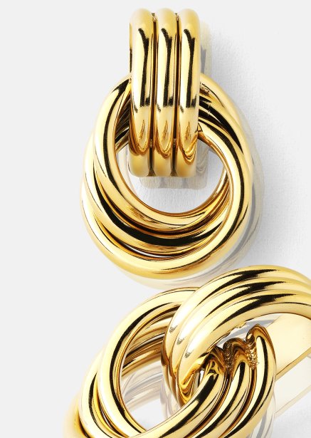 Earrings Unity Loop - 18k Gold Plated
