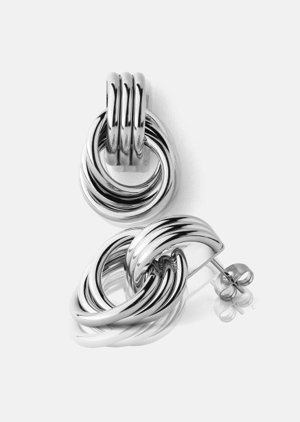 Earrings Unity Loop - Silver Plated