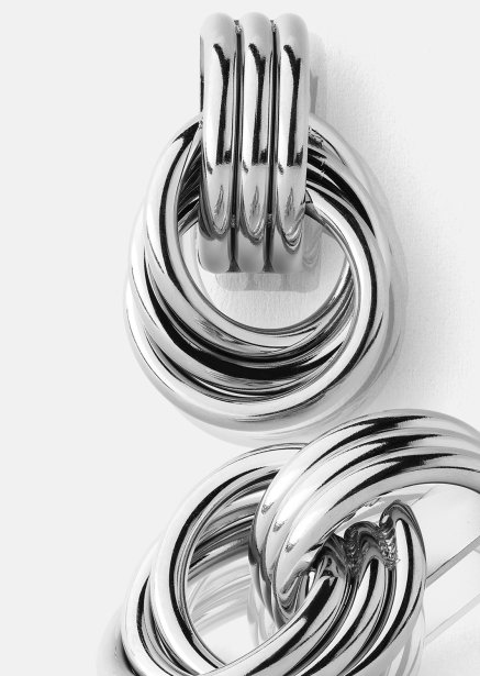 Earrings Unity Loop - Silver Plated