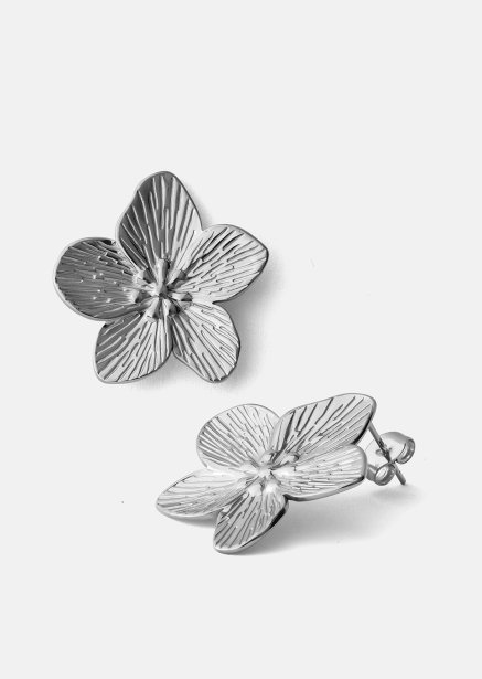 Earrings Blossom - Silver Plated