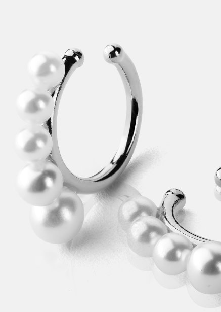Perlina Earrings – Silver Plated