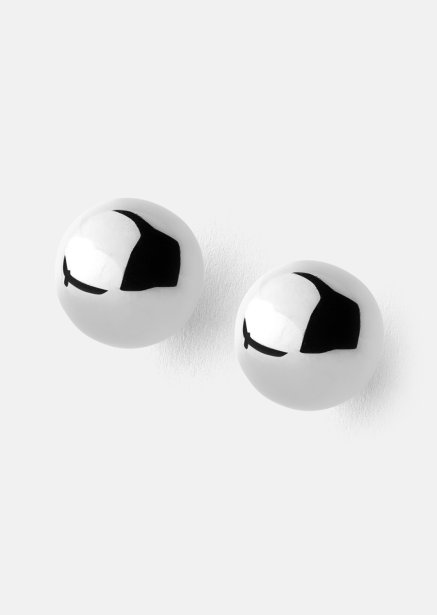 Orb Earrings - Silver Plated