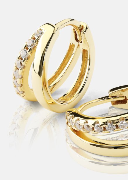 Earring Aurora Curve - 18k Gold Plated