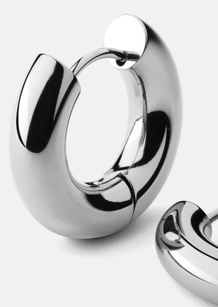 Earrings Bold Glow – Silver Plated