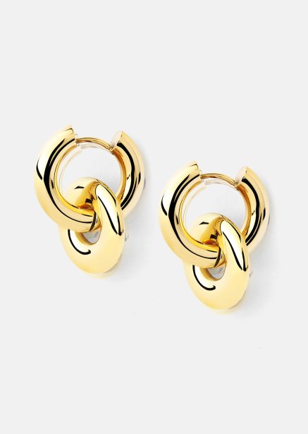 Earrings Chunky Link – 18k Gold Plated