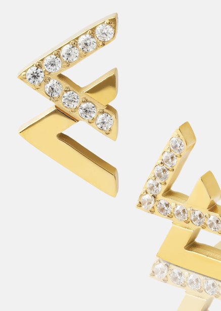 Vivid V Earrings - 18k Gold Plated