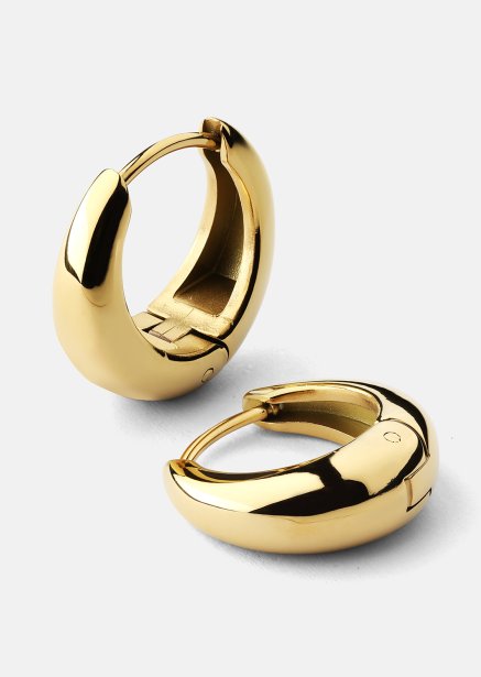 Earrings Bold Mini – 18k Gold Plated
