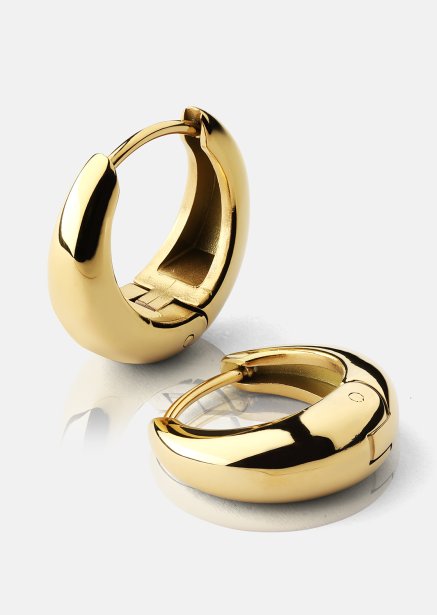 Earrings Bold Mini – 18k Gold Plated