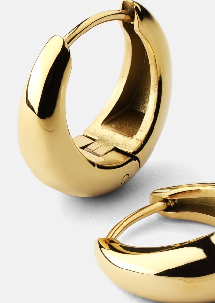 Earrings Bold Mini – 18k Gold Plated