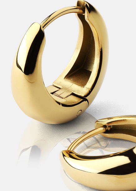 Earrings Bold Mini – 18k Gold Plated