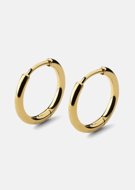 Earring Creoler- 18k Gold Plated