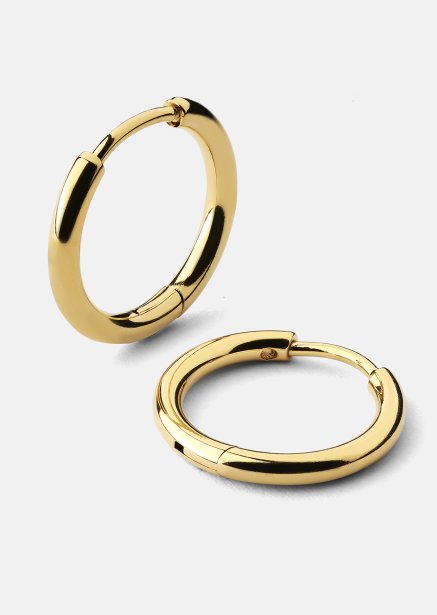 Earring Creoler- 18k Gold Plated