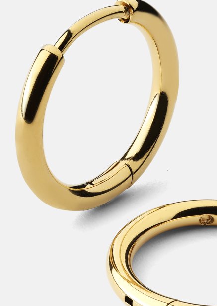 Earring Creoler- 18k Gold Plated