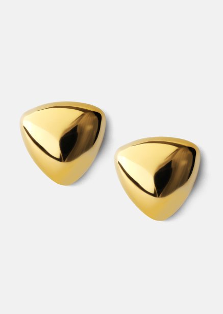 Earrings Bold Curve – 18k Gold Plated