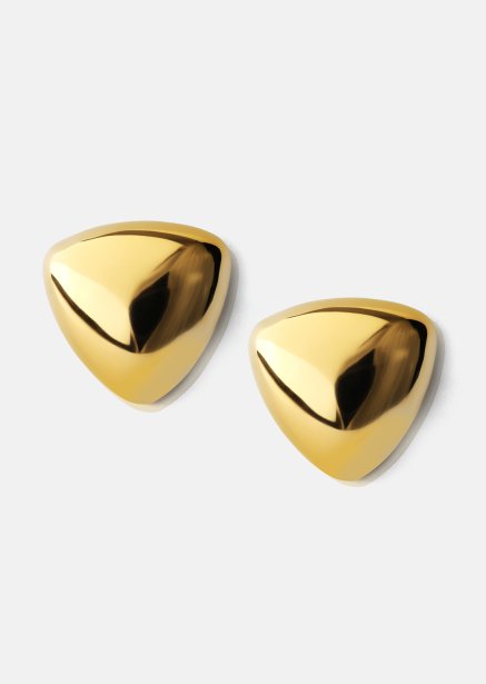 Earrings Bold Curve – 18k Gold Plated
