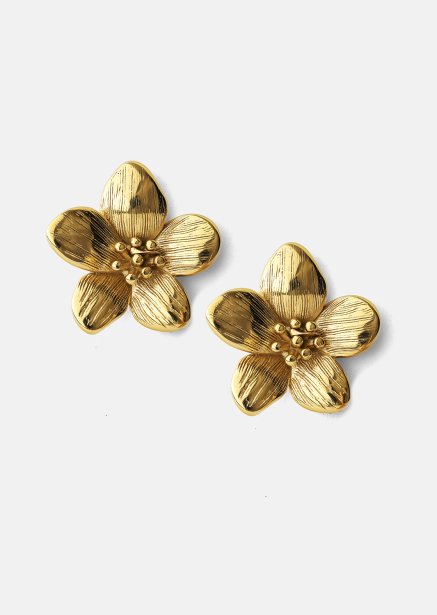 Earrings Flora Shine – 18k Gold Plated