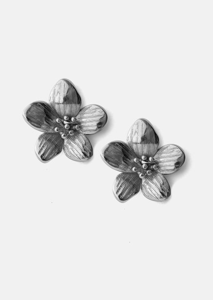 Earrings Flora Shine – Silver Plated