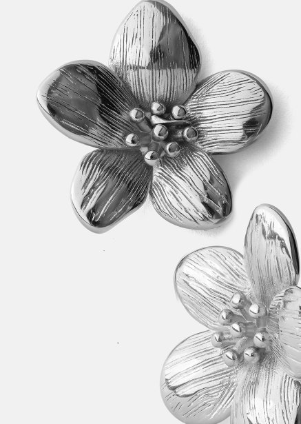 Earrings Flora Shine – Silver Plated