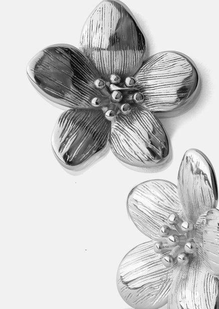 Earrings Flora Shine – Silver Plated