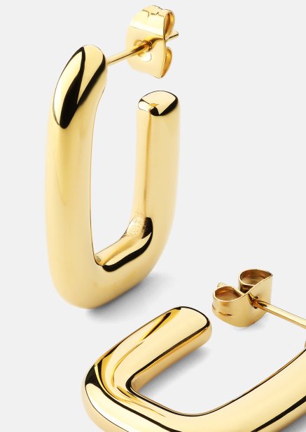 Earring Golden Flow - 18k Gold Plated
