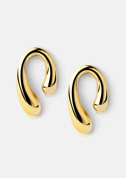 Earrings Sculpture – 18k Gold Plated