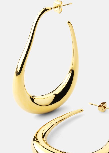 Earrings Tear of Gold - 18k Gold Plated