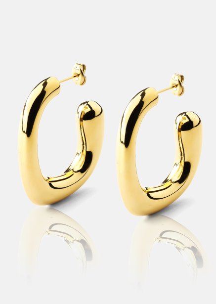 Earring Elegant Curve - 18k Gold Plated