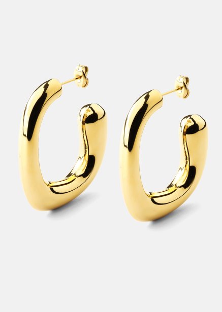 Earring Elegant Curve - 18k Gold Plated