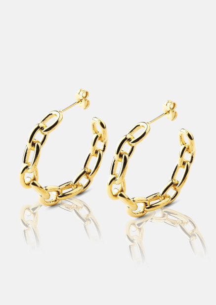 Earring Chain Bold - 18k Gold Plated