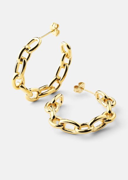 Earring Chain Bold - 18k Gold Plated