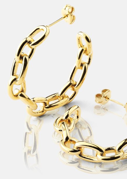 Earring Chain Bold - 18k Gold Plated