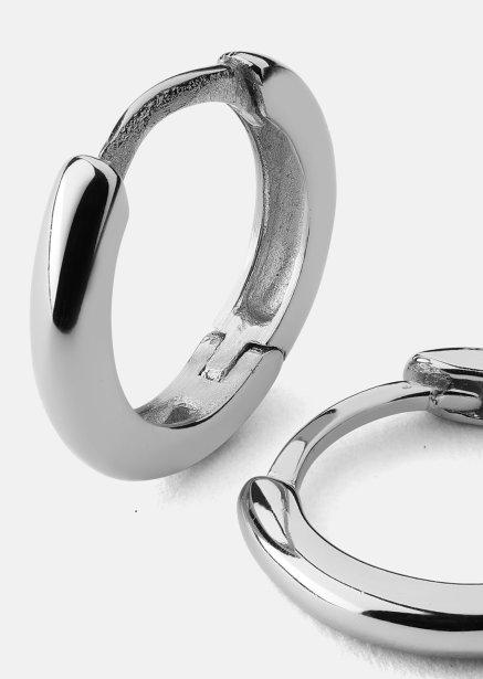 Earrings Mini Hoops - Silver Plated
