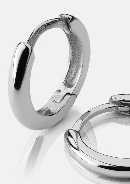 Earrings Mini Hoops - Silver Plated
