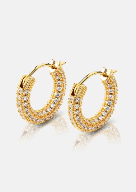 Elegans Earrings - 18k Gold Plated