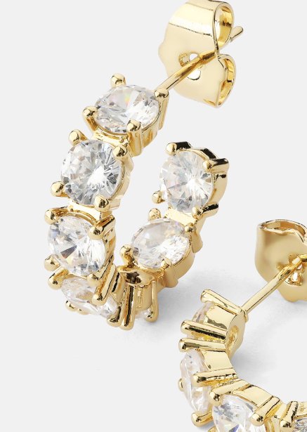 Vela Earrings - 18k Gold Plated