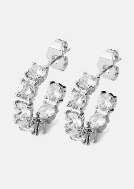 Vela Earrings - Silver Plated
