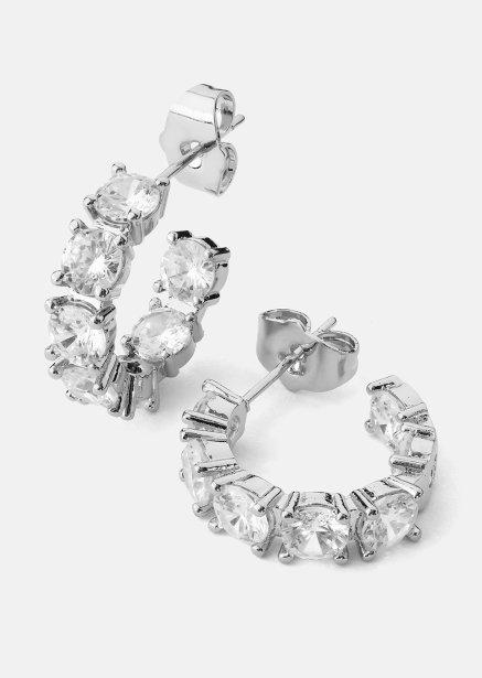 Vela Earrings - Silver Plated