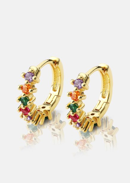 Earring Multicolor Shine- 18k Gold Plated