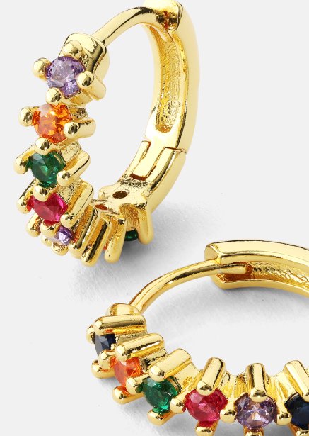 Earring Multicolor Shine- 18k Gold Plated