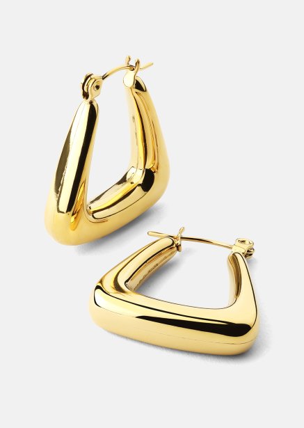 Earring TriBold - 18k Gold Plated