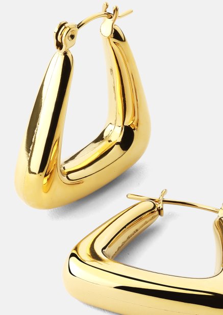 Earring TriBold - 18k Gold Plated