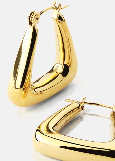 Earring TriBold - 18k Gold Plated