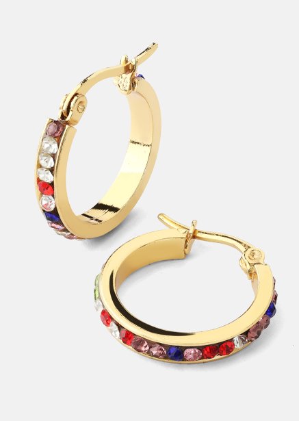 Earrings ColorWhirl - 18k Gold Plated