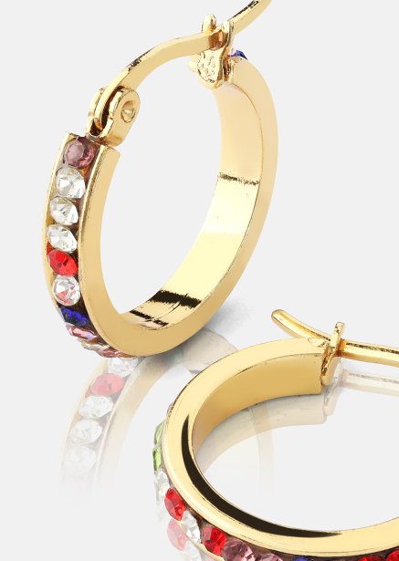 Earrings ColorWhirl - 18k Gold Plated
