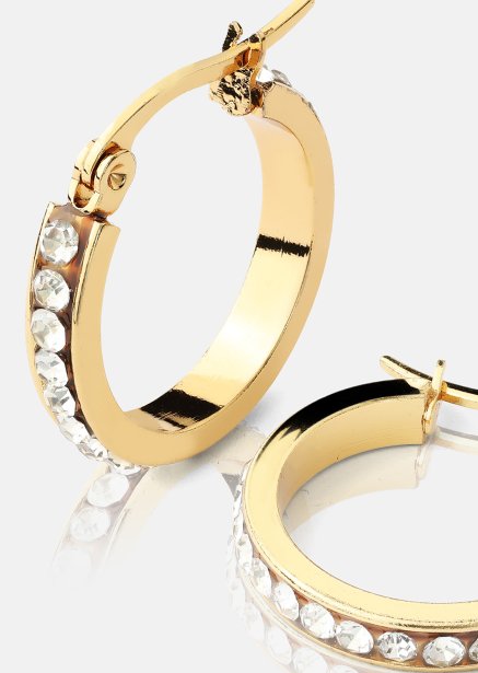 Earrings CrystalGlow - 18k Gold Plated