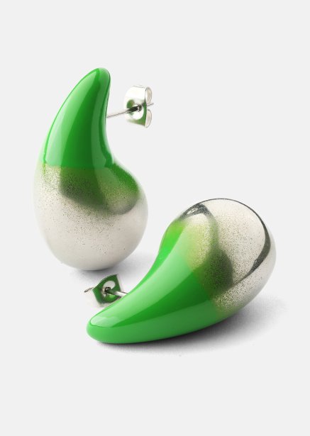 Earrings Verdé Glow – Silver Plated